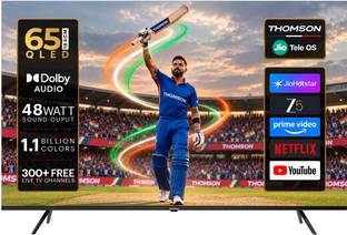 Thomson 164 cm (65 inch) QLED Ultra HD (4K) Smart JioTele OS TV 2026 Edition