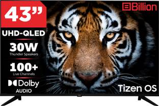Billion 109 cm (43 inch) QLED Ultra HD (4K) Smart Tizen TV