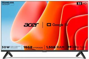 Acer Advanced I Series 80.01 cm (32 inch) HD Ready LED Smart Google TV 2023 Edition with 1.5GB RAM, 16GB Storage, 30W Dolby Audio