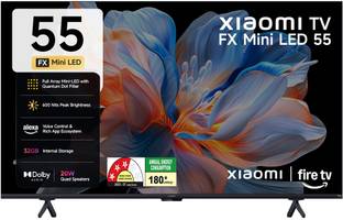 XIAOMI 138.4 cm (55 inch) Ultra HD (4K) Mini LED Smart Fire TV 2026 Edition