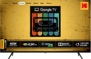 KODAK CA PRO 126 cm (50 inch) Ultra HD (4K) LED Smart Google TV with HDR10+ and Dolby Digital Plus