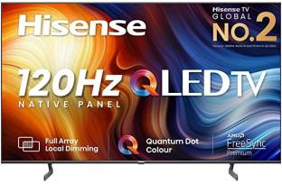 Currently unavailable Add to Compare Hisense U7H 2022 Series 164 cm (65 inch) QLED Ultra HD (4K) Smart Google TV With 2 Years warranty Operating System: Google TV Ultra HD (4K) 3840 x 2160 Pixels 2 Years Comprehensive Warranty ₹81,990 ₹1,09,990 25% off Free delivery Bank Offer