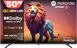 MOTOROLA 127 cm (50 inch) Ultra HD (4K) Mini LED Smart Google TV with Edition with Dolby Vision & Dolb...