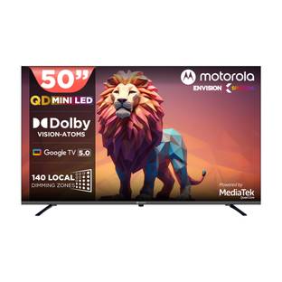 MOTOROLA 127 cm (50 inch) Ultra HD (4K) Mini LED Smart Google TV with Edition with Dolby Vision & Dolb...