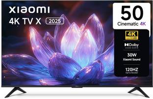 XIAOMI by Mi 125 cm (50 inch) Ultra HD (4K) LED Smart Google TV 2025 Edition with Dolby Vision | HDR 1...