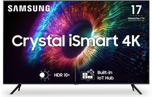 Samsung Crystal 4K iSmart Series 125 cm (50 inch) Ultra HD (4K) LED Smart Tizen TV with Crystal Proces...
