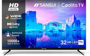 Sansui 80 cm (32 inch) HD Ready LED Smart Coolita TV with IPS Panel| Dolby Audio| Surround Sound| 60Hz...
