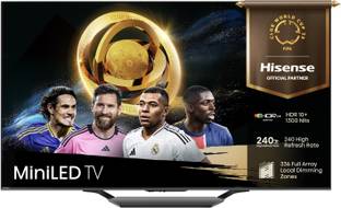 Hisense U7N 164 cm (65 inch) Ultra HD (4K) Mini LED Smart VIDAA TV with 336 Full Array Local Dimming Zones Dolby Vision Atmos