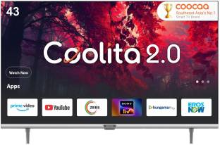 Coocaa 109 cm (43 inch) Full HD LED Smart Coolita TV 2023 Edition with Dolby Audio and Eye Care Techno...