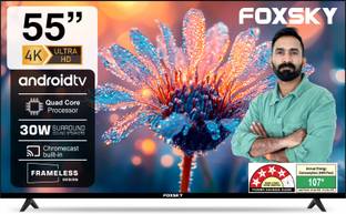 Foxsky 139 cm (55 inch) Ultra HD (4K) LED Smart Android TV