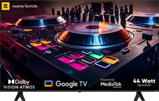 realme TechLife CineSonic Q 165 cm (65 inch) QLED Ultra HD (4K) Smart Google TV (65UHDGQRWSGQ)