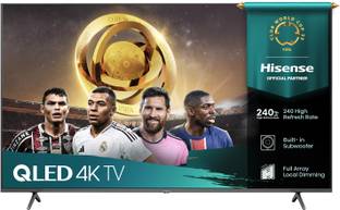 Hisense Q7N 139 cm (55 inch) QLED Ultra HD (4K) Smart VIDAA TV 2024 Edition, Dolby Vision Atmos, 49W Sound Output, Built-in Subwoofer Full Array Local Dimming