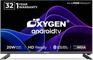 Oxygen O Series 81 cm (32 inch) HD Ready LED Smart Android Based TV with Metal Back Cabinet