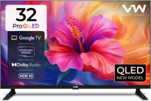VW 80 cm (32 inch) QLED HD Ready Smart Google TV