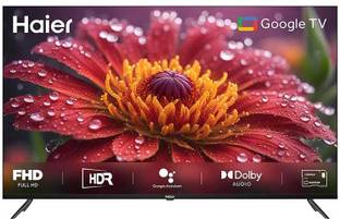 Haier 108 cm (43 inch) Full HD LED Smart Google TV with combines sleek design with smart features, off...