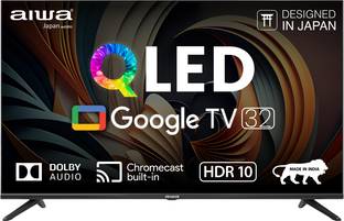 Aiwa 81.28 cm (32 inch) QLED HD Ready Smart Google TV with 1N Remot Control| |4N Screw| |1N User Manua...