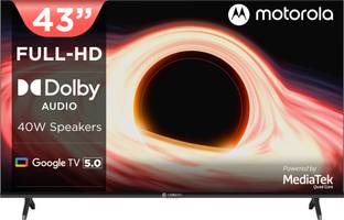 MOTOROLA 109 cm (43 inch) QLED Full HD Smart Google TV 2025 Edition