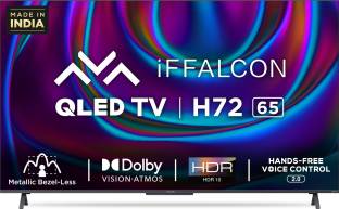 Add to Compare iFFALCON by TCL H72 164 cm (65 inch) QLED Ultra HD (4K) Smart Android TV Hands Free Voice Control & Wo... 4.3392 Ratings & 65 Reviews Operating System: Android Ultra HD (4K) 3840 x 2160 Pixels 1 Year Warranty on Product ₹56,999 ₹1,56,990 63% off Free delivery by Today Bank Offer