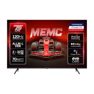 Thomson NeoX 189 cm (75 inch) QLED Ultra HD (4K) Smart Google TV with Gemini , MEMC Dolby Vision - Atm...