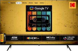 KODAK 126 cm (50 inch) Ultra HD (4K) LED Smart Google TV 2023 Edition with HDR10+ and Dolby Atmos