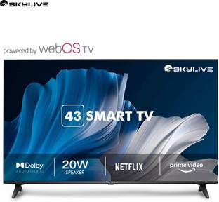 skylive 109.22 cm (43 inch) Full HD LED Smart WebOS TV with Skylive 109.22 cm (43 inch) HD Ready LED S...