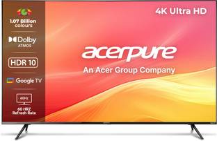 acerpure Swift TV by Acer (2024 Series) 164 cm (65 inch) Ultra HD (4K) LED Smart Google TV with Bezel-...