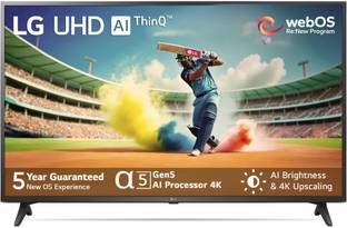 LG UQ7500 139 cm (55 inch) Ultra HD (4K) LED Smart WebOS TV with Filmmaker Mode, AI Sound & Active HDR