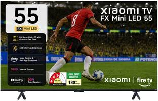 XIAOMI FX Series 138.4 cm (55 inch) Ultra HD (4K) Mini LED Smart Fire TV 2026 Edition with Alexa built...