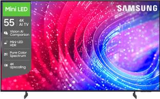 Samsung Vision AI 138 cm (55 inch) Ultra HD (4K) Mini LED Smart Tizen TV 2026 Edition with Vision AI C...
