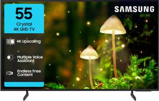 Samsung Crystal 4K Infinity Vision 138 cm (55 inch) Ultra HD (4K) LED Smart Tizen TV 2025 Edition with...