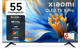 XIAOMI X Pro CineMagiQLED 138 cm (55 inch) QLED Ultra HD (4K) Smart Google TV with Dolby Vision | HDR ...