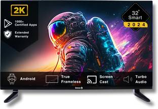 InnoQ Spectra 80 cm (32 inch) HD Ready LED Smart Android TV with 30W Boom Speakers| 1000+ Smart Apps -...