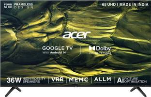 Acer 163.9 cm (65 inch) Ultra HD (4K) LED Smart Google TV