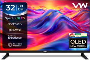 VW 80 cm (32 inch) QLED HD Ready Smart Android TV