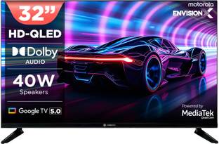 MOTOROLA 80 cm (32 inch) QLED HD Ready Smart Google TV
