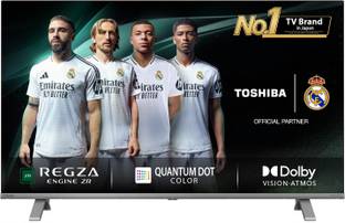 TOSHIBA 108 cm (43 inch) QLED Ultra HD (4K) Smart VIDAA TV with Vision and Engine ZR( 2024 Edition)