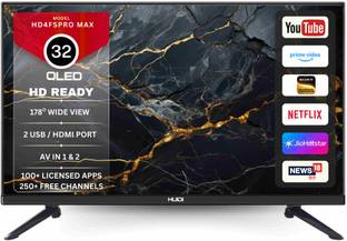 HUIDI HD4FSPRO max 80 cm (32 inch) QLED HD Ready Smart Android TV 2025 Edition