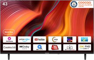 Coocaa 108 cm (43 inch) Full HD LED Smart Coolita TV with Dolby Audio and Eye Care Technology