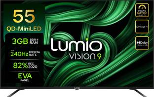Lumio Vision 9 139 cm (55 inch) Ultra HD (4K) Mini LED Smart Google TV 2026 Edition with 4K 144Hz 1080...