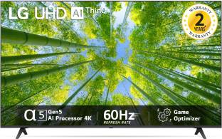 LG UQ8020 139 cm (55 inch) Ultra HD (4K) LED Smart WebOS TV 2022 Edition with ThinQ AI & Magic Remote ...
