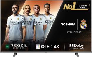 TOSHIBA C450NP 164 cm (65 inch) QLED Ultra HD (4K) Smart VIDAA TV Dolby Vision Atmos and REGZA Engine ZR