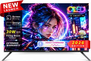 Uniboom Ultima 80 cm (32 inch) QLED HD Ready Smart Android TV 2026 Edition with 30W Sonic Boom Speaker...