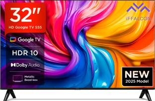 iFFALCON S55 80.04 cm (32 inch) HD Ready LED Smart Google TV 2025 Edition with HDR 10 | 16W Dolby Audi...