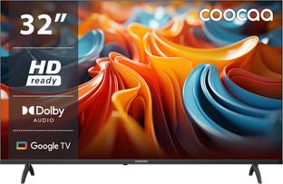 Coocaa Frameless 80 cm (32 inch) HD Ready LED Smart Google TV with HDR 10 Dolby Audio and Eye care 3.0