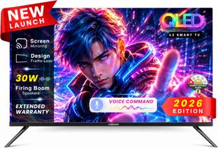 Uniboom Ultima 108 cm (43 inch) QLED Full HD Smart Android TV 2026 Edition with 30W Sonic Boom Speaker...