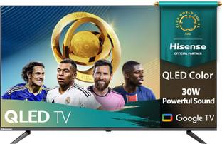 Hisense 43E5Q 108 cm (43 inch) QLED Full HD Smart Google TV 2025 Edition with 30W Powerful Sound Output| Dolby Audio| Super Bright Panel