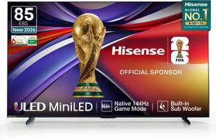 Hisense 214.78 cm (85 inch) Ultra HD (4K) Mini LED Smart VIDAA TV 2026 Edition