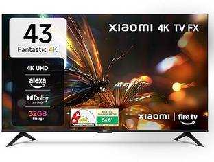 Mi FX Series 108 cm (43 inch) Ultra HD (4K) LED Smart Fire TV 2025 Edition with Bezel-Less Design, Bui...