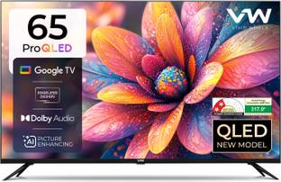 VW Pro Series 165.1 cm (65 inch) QLED Ultra HD (4K) Smart Google TV 2025 Edition