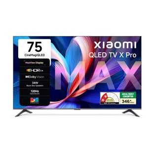 XIAOMI X Pro Series 189.3 cm (75 inch) QLED Ultra HD (4K) Smart Google TV 2026 Edition with MaxView Di...